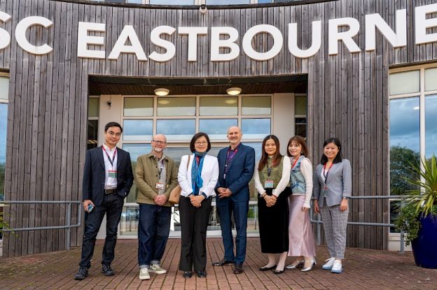 Image caption A visit from Chinese Delegates earlier this year
