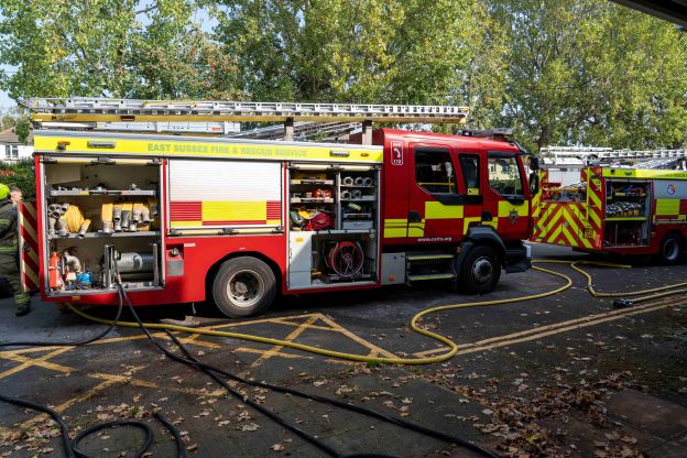 East Sussex Fire and Rescue Service. 