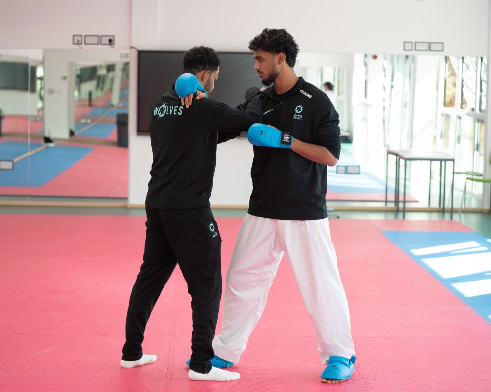 Oaklands athletes selected to represent England at World Karate Championships (Sameer in action)