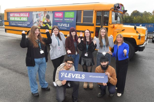 The Sandwell Colleges Take T Levels on the Road with the Big Yellow Bus