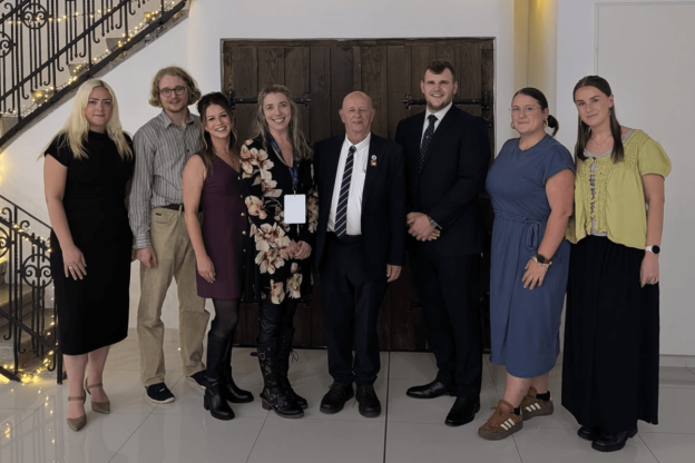 Delegates from Derby city presented Dream Fest at a conference in Hungary