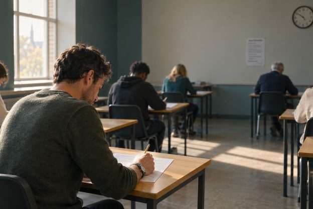 Learners sitting GCSE and A Level exams at a Tutors and Exams centre